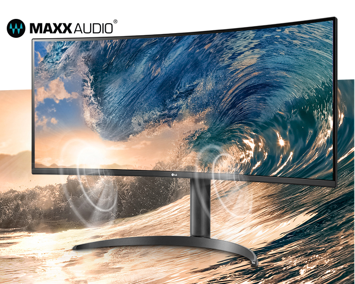 【ほぼ未使用】LG Ultra Wide Monitor 34WP65C-B UltraWide™ 34 Inch QHD Curved Widescreen Monitor - 34WP65C-B