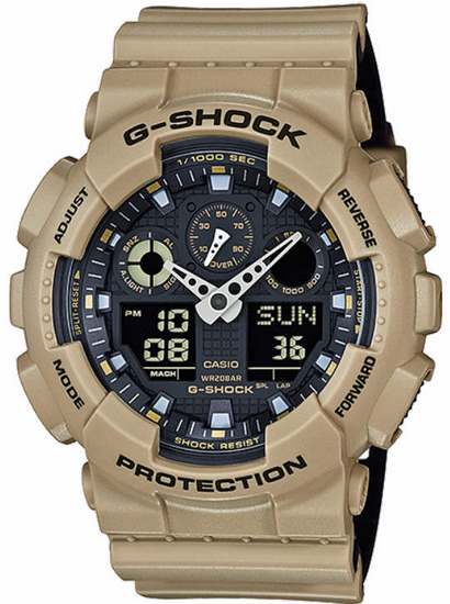 Casio G-Shock GA100L-8A Shock & Water Resistant Men's Digital