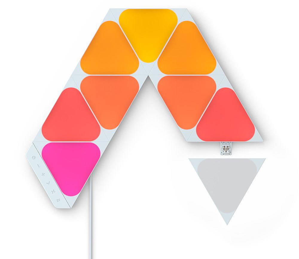 Nanoleaf Shapes Mini Triangles Smarter Kit Multicolor Light