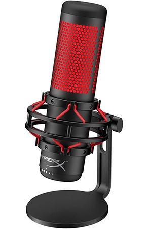 HyperX QuadCast USB Condenser Gaming Microphone with Anti