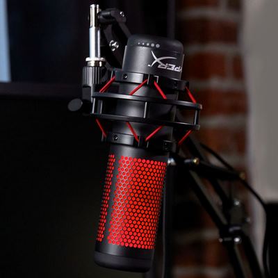 HyperX QuadCast USB Condenser Gaming Microphone with Anti